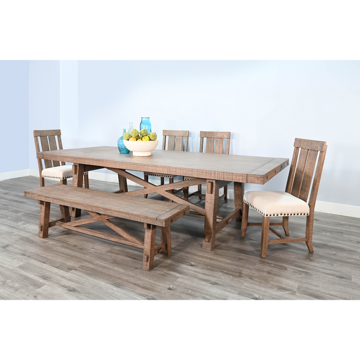 Sunny Designs Double Slat Back Chair Desert Rock - Bed & Sofa Hub