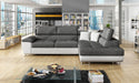 Maxima House Sectional FULL XL Sleeper Sofa AMADEO with storage MIR027 - Bed & Sofa Hub
