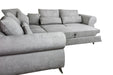 Maxima House ROYAL Sleeper Sectional Sofa with storage WN0011/GR - Bed & Sofa Hub