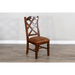Sunny Designs Double Crossback Dining Chair Dark chocolate - Bed & Sofa Hub