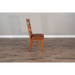 Sunny Designs Sedona Dbl Crossback Chair, Cushion Seat Rustic Oak - Bed & Sofa Hub