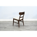 Sunny Designs Dining Chair, Cushion Seat Walnut - Bed & Sofa Hub
