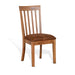 Sunny Designs Sedona Slatback Chair, Cushion Seat Rustic oak - Bed & Sofa Hub