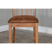 Sunny Designs Sedona Slatback Chair, Cushion Seat Rustic oak - Bed & Sofa Hub