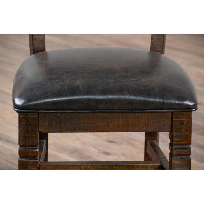 Sunny Designs Ladderback Wood Dining Chair Tobacco leaf - Bed & Sofa Hub