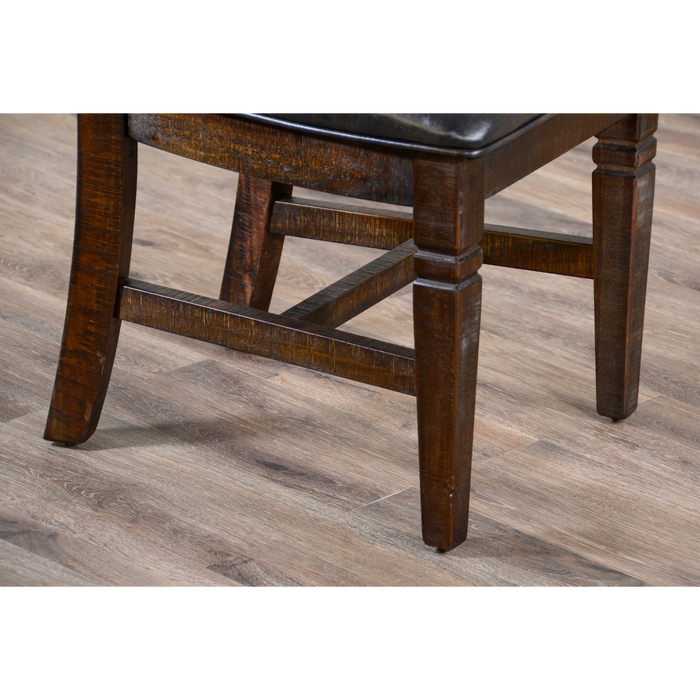 Sunny Designs Ladderback Wood Dining Chair Tobacco leaf - Bed & Sofa Hub