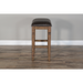 Sunny Designs Bar Backless Stool, Cushion Seat Buckskin - Bed & Sofa Hub