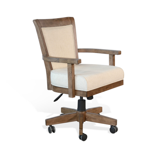 Sunny Designs Game Chair with Casters Buckskin - Bed & Sofa Hub