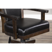 Sunny Designs Game Chair with Casters, Cushion Seat & Back Tobacco Leaf - Bed & Sofa Hub