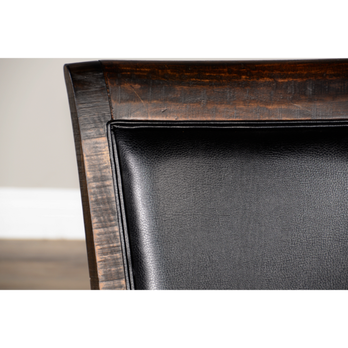 Sunny Designs Game Chair with Casters, Cushion Seat & Back Tobacco Leaf - Bed & Sofa Hub