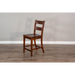 Sunny Designs Wood Ladderback Barstool Vintage Mocha - Bed & Sofa Hub