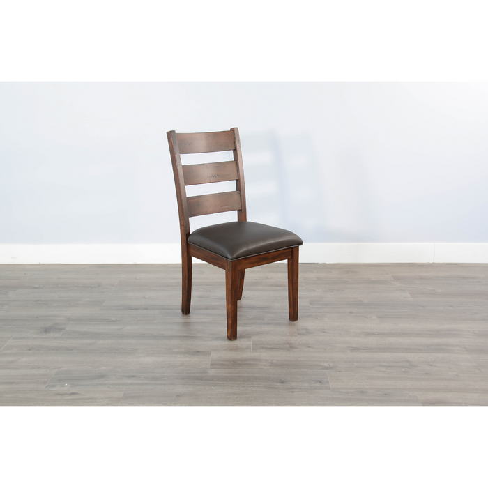 Sunny Designs Tuscany Ladderback Chair, NEW-Cushion Seat  Vintage Mocha - Bed & Sofa Hub