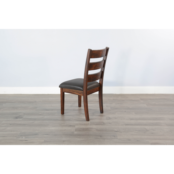 Sunny Designs Tuscany Ladderback Chair, NEW-Cushion Seat  Vintage Mocha - Bed & Sofa Hub