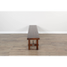 Sunny Designs Dining Bench with Turnbuckle Accents Vintage Mocha - Bed & Sofa Hub