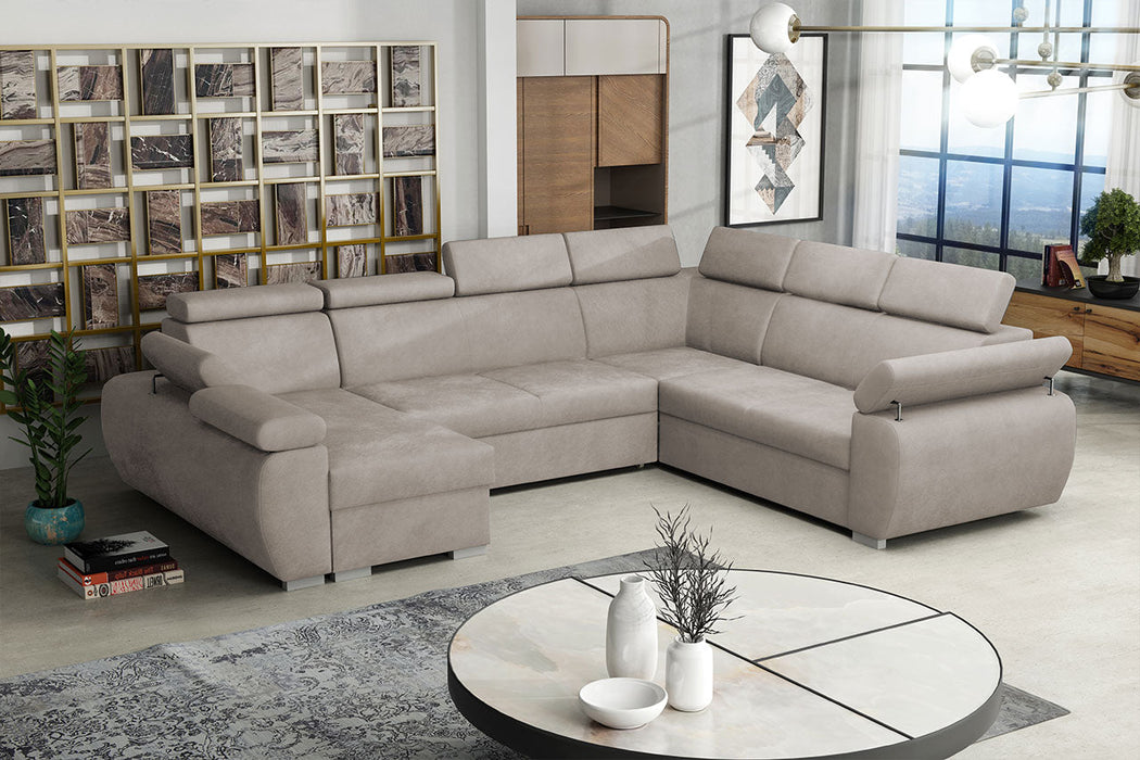 Maxima House DANTE Sectional Sleeper Sofa MIR050 - Bed & Sofa Hub