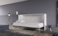 Maxima House European Horizontal TWIN size Murphy Bed INVENTO with mattress and LED IN-06WLED - Bed & Sofa Hub