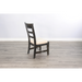 Sunny Designs Cushion Seat Dining Side Chair Black Sand - Bed & Sofa Hub