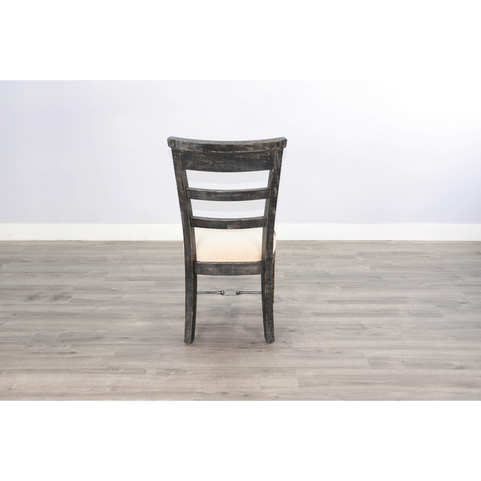 Sunny Designs Cushion Seat Dining Side Chair Black Sand - Bed & Sofa Hub