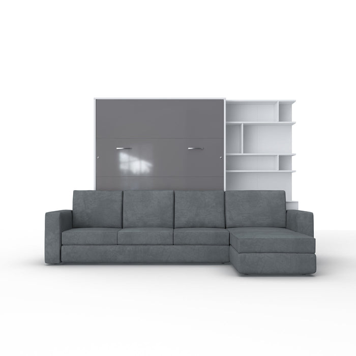 Maxima House Murphy Bed INVENTO European Queen Size Sectional Sofa IN014/17WG-LG - Bed & Sofa Hub