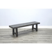 Sunny Designs 64" Black Sand Bench with Turnbuckle, Wood Seat Black Sand - Bed & Sofa Hub