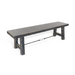 Sunny Designs 64" Black Sand Bench with Turnbuckle, Wood Seat Black Sand - Bed & Sofa Hub