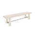 Sunny Designs 64" White Sand Bench with Turnbuckle, Wood Seat White Sand - Bed & Sofa Hub
