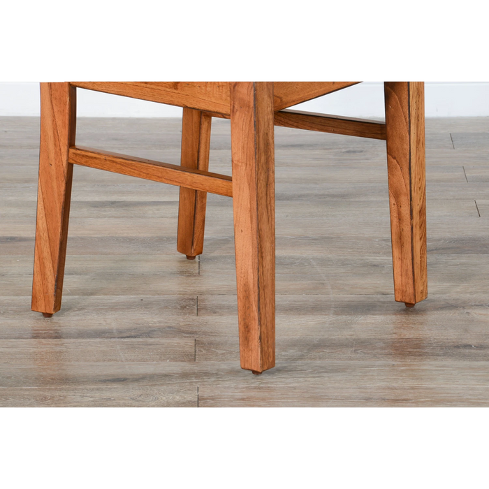 Sunny Designs Sedona Ladderback Chair, Cushion Seat Rustic oak - Bed & Sofa Hub