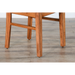 Sunny Designs Sedona Ladderback Chair, Cushion Seat Rustic oak - Bed & Sofa Hub