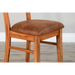 Sunny Designs Sedona Ladderback Chair, Cushion Seat Rustic oak - Bed & Sofa Hub