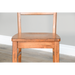 Sunny Designs Sedona Ladderback Chair, Wood Seat Rustic Oak - Bed & Sofa Hub