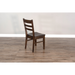 Sunny Designs Ladderback Chair, Wood Seat Tobacco Leaf - Bed & Sofa Hub