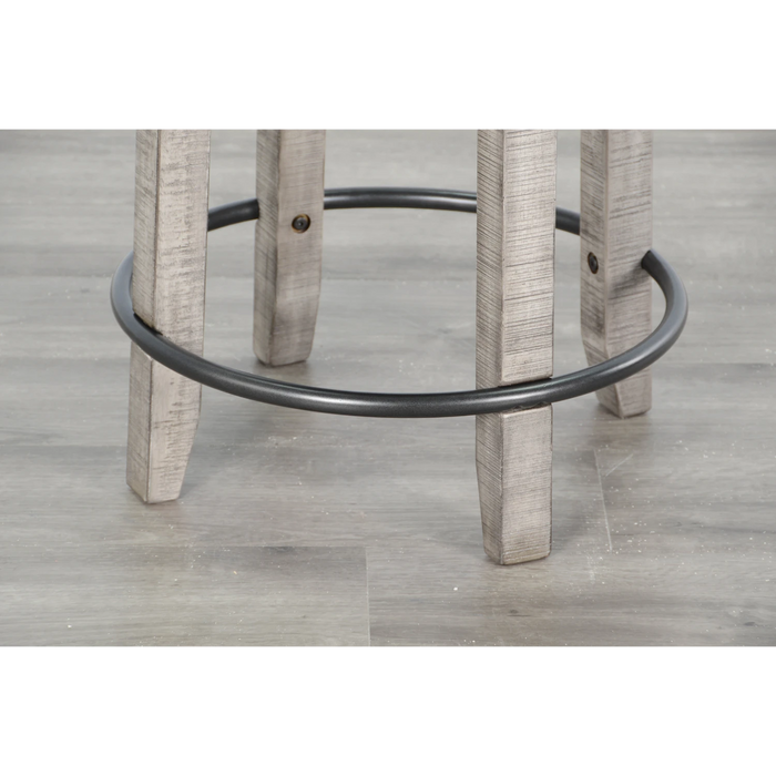 Sunny Designs Counter Swivel Stool, Cushion Seat Alpine Grey - Bed & Sofa Hub