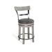 Sunny Designs Counter Swivel Barstool, Cushion Seat Alpine Grey - Bed & Sofa Hub