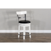 Sunny Designs Counter Barstool with Back & Swivel, Cushion Seat European Cottage - Bed & Sofa Hub