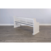 Sunny Designs Carriage House Bench with Back European Cottage - Bed & Sofa Hub