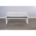 Sunny Designs Carriage House Bench with Back European Cottage - Bed & Sofa Hub