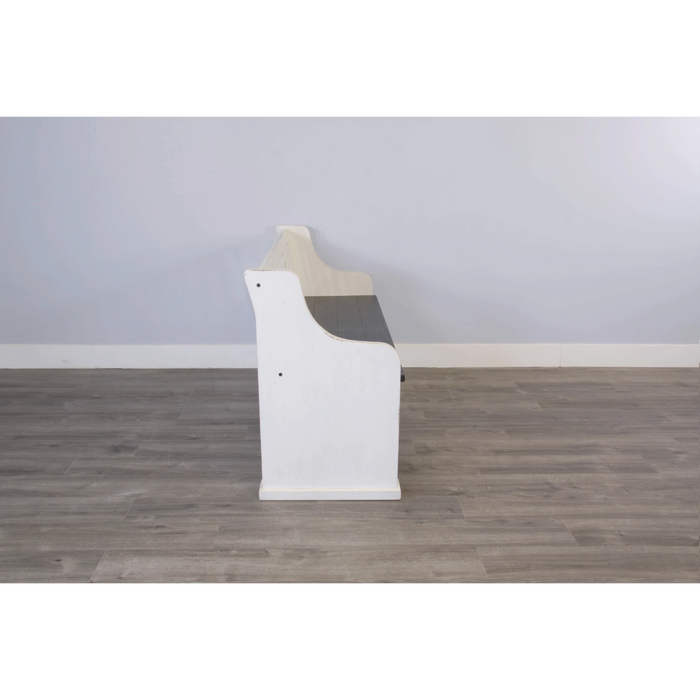 Sunny Designs Carriage House Bench with Back European Cottage - Bed & Sofa Hub