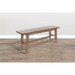 Sunny Designs Counter Height Wood Bench Buckskin - Bed & Sofa Hub