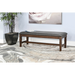 Sunny Designs Homestead Bench, Cushion Seat Tobacco Leaf - Bed & Sofa Hub