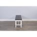 Sunny Designs White Bench with Wood Seat European Cottage - Bed & Sofa Hub