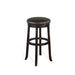 Sunny Designs Wood Bar Swivel Bar Stool with Cushion Seat Black Walnut - Bed & Sofa Hub