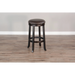 Sunny Designs Wood Bar Swivel Bar Stool with Cushion Seat Black Walnut - Bed & Sofa Hub