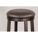Sunny Designs Wood Bar Swivel Bar Stool with Cushion Seat Black Walnut - Bed & Sofa Hub