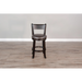 Sunny Designs Swivel Counter Stool with Cushion Black Walnut - Bed & Sofa Hub