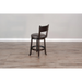 Sunny Designs Swivel Counter Stool with Cushion Black Walnut - Bed & Sofa Hub