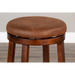 Sunny Designs Counter Swivel Stool, Cushion Seat Dark Chocolate - Bed & Sofa Hub