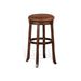 Sunny Designs Bar Swivel Stool, Cushion Seat Dark Chocolate - Bed & Sofa Hub