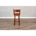 Sunny Designs Swivel Barstool with Cushion Seat Dark Chocolate - Bed & Sofa Hub