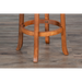 Sunny Designs Bar Swivel Stool, Cushion Seat Rustic Oak - Bed & Sofa Hub