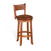 Sunny Designs Bar Swivel Barstool, Cushion Seat & Back Rustic Oak - Bed & Sofa Hub